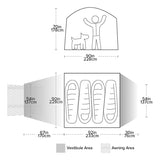 Big Agnes Bunk House 4 Person Tent