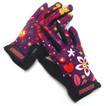 ZippyRooz Flowers Full Finger Kids Biking Gloves