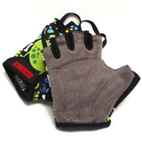ZippyRooz Monsters Half Finger Kids Biking Gloves