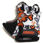 ZippyRooz Skulls Half Finger Kids Biking Gloves