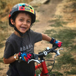 Zippyrooz Kapow Half Finger Kids Biking Gloves